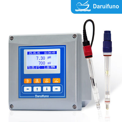 Dule Channels Analog PH And ORP Controller With RS485 For Industrial Wastewater Treatment