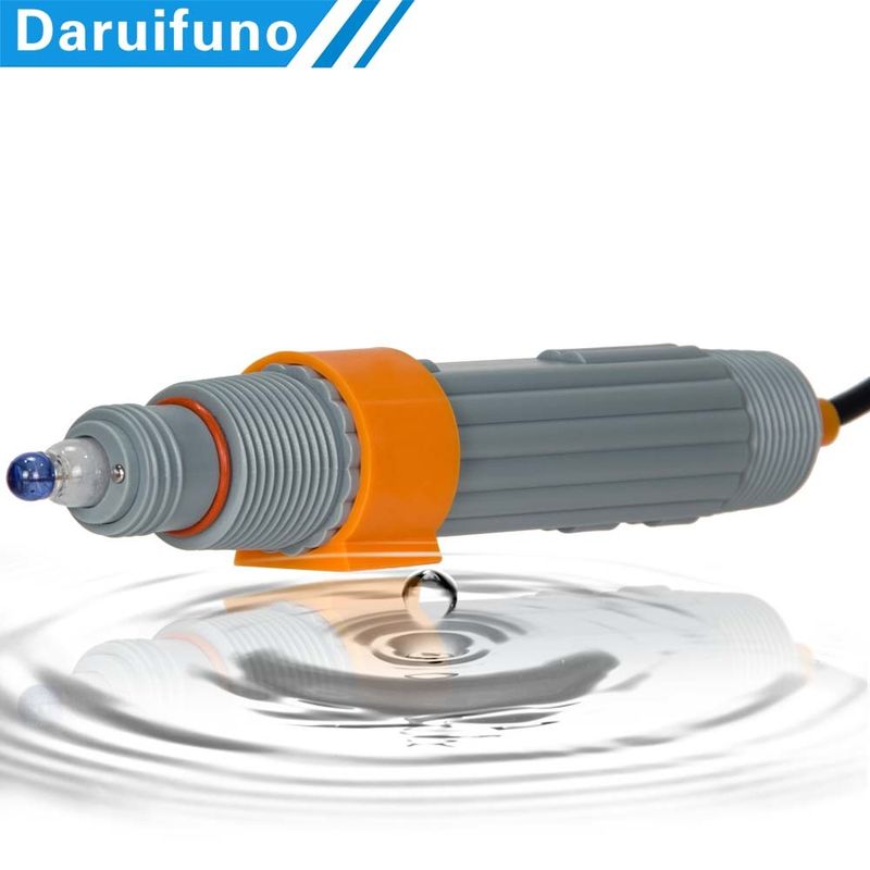 NTC10K Ti PH Electrode PH Probe Sensor Temperature Compensation For