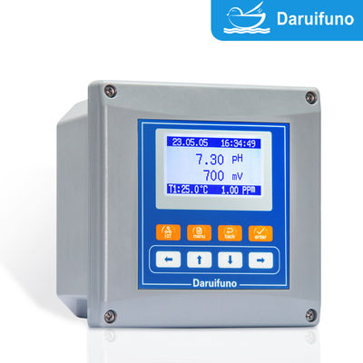 Dule Channels Analog PH And ORP Controller With RS485 And Two Relays Water Treatment