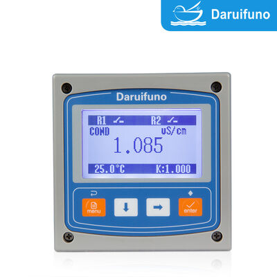RS485 Modbus RTU Conductivity Analyzer IP66 Panel Mount Online Conductivity Controller with Two SPST Relays