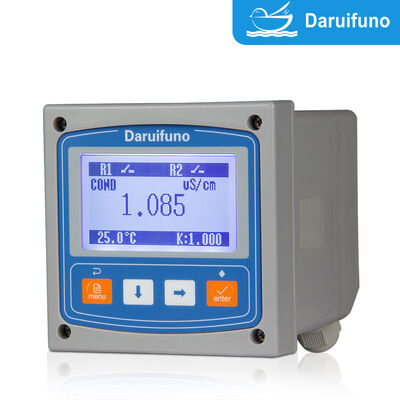 IP66 Online Conductivity Analyzer with 1-5 Point Linear Calibration and NTC10K Temp Compensation Conductivity Controller